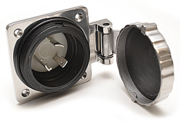 303SSEL-BX Gniazdo zasilania z lądu nierdzewne 16A