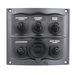 900-5WPUSB Panel wodoodporny z ładowarką Dual USB