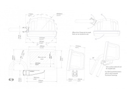 SPR-8-AM Obudowa Scan Pod Arm Pod dla wskaźników do 9
