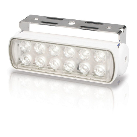 670-211 Lampa oświetlenia pokładu SEAHAWK LED (biała obudowa)