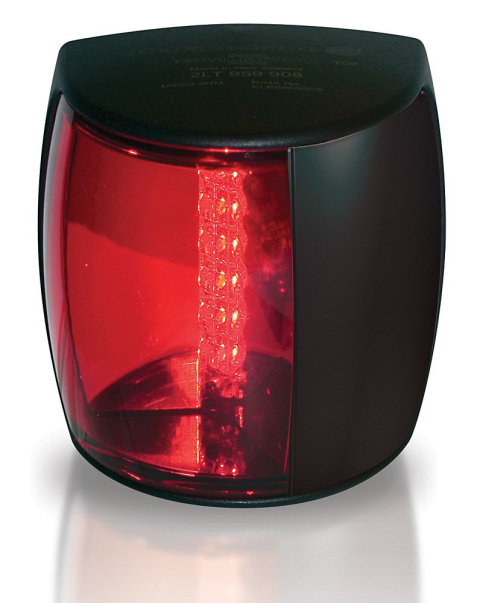 900-501 Lampa NaviLED LB czerwona (czarna obudowa) 2MM BSH
