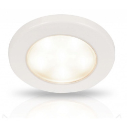 2JA 980 940-002 Lampa EuroLED 95, biała, obręcz plastik, niski prof.