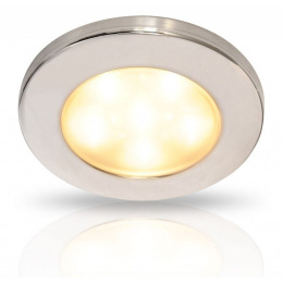 2JA 980 940-112 Lampa EuroLED 95, biała ciepła, obręcz stal nierdz.