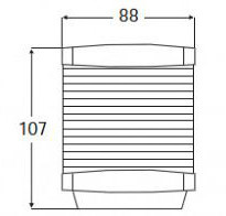 2LT 002 984-601 Lampa nawigacyjna trzykolorowa + kotwiczna