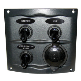 900-3WPS Panel wodoodporny (3 przełączn.+gniazdo zapalniczki)