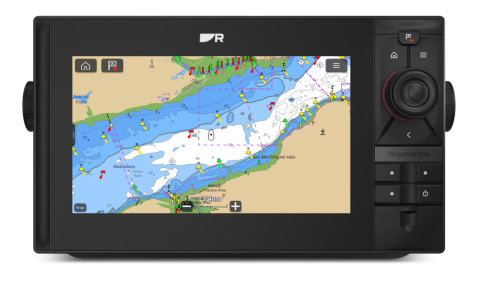 AXIOM2 Pro 9 S, HybridTouch 9" Wskaźnik wielofunkcyjny ze zintegrowanym sonarem stożkowym High CHIRP dla CPT-S, bez map [E70653]