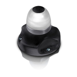 2LT 980 910-007 Lampa kotwiczna LED, biała, czarna obudowa, OEM