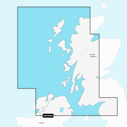 Mapa Navionics+ Regular NAEU006R (Szkocja, zachodnie wybrzeże) na karcie mSD