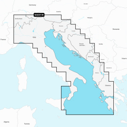 Mapa Navionics+ Regular NAEU014R (Włochy, Morze Adriatyckie) na karcie mSD