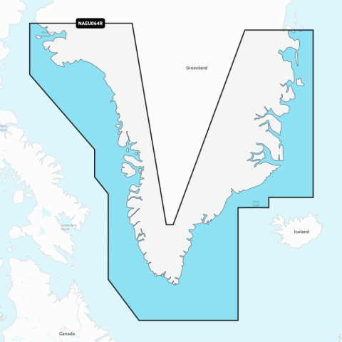 Mapa Navionics+ Regular NAEU064R (Grenlandia) na karcie mSD