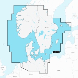 Mapa Navionics+ Large NAEU645L (Skagerrak i Kattegat) na karcie mSD