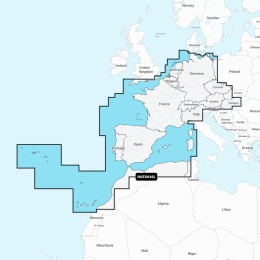 Mapa Navionics+ Large NAEU646L (Europa, Środkowa i Zachodnia) na karcie mSD