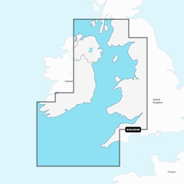 Mapa Navionics+ Regular NAEU004R (Morze Irlandzkie) na karcie mSD