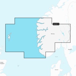 Mapa Navionics+ Regular NAEU051R (Norwegia, Lista do Sognefjord) na karcie mSD