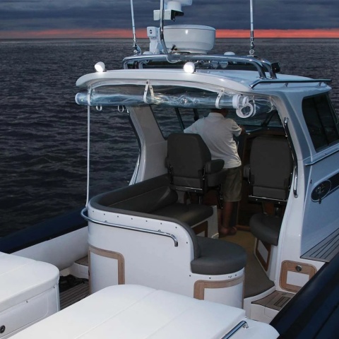 1G0 996 476-211 Lampa oświetlenia pokładu Module 70 Gen 5, czarna obudowa, bliski zasięg