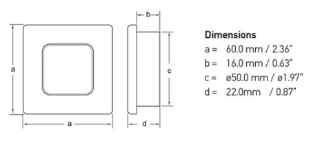 2XT 980 581-571 Lampka Slim Line MD12 biała 12V