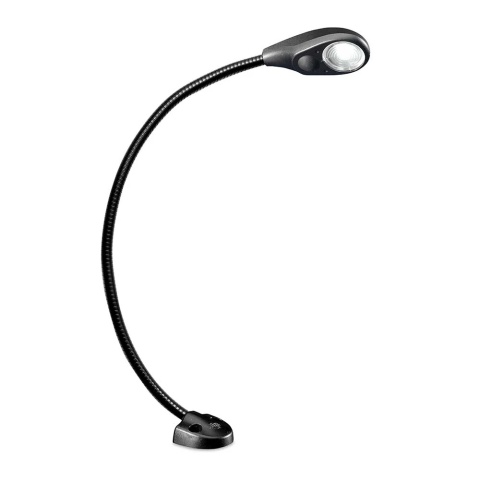 2JA 346 720-122 Lampa oświetlenia wnętrza, światło białe, kolor czarny, ramię 400mm