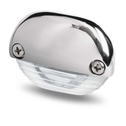 2JA 958 126-031 Lampa podstopniowa, światło białe, nierdzewna nakładka