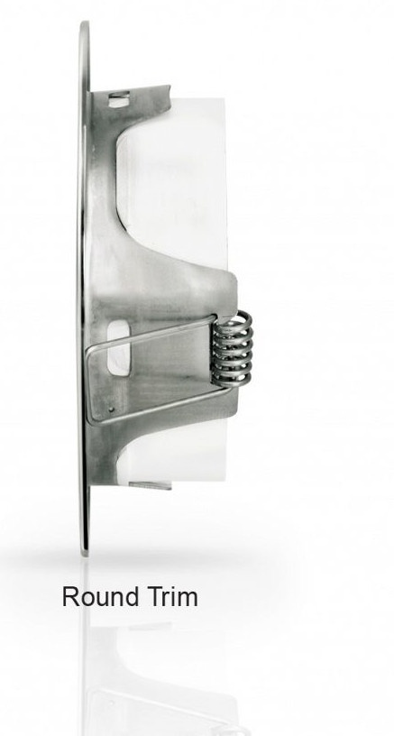 2JA 958 340-137 Lampa EuroLED 95 gen2, 12/24V, okrągła, światło białe/niebieskie, mocowanie zaciski sprężynowe, obud. chrom, OEM