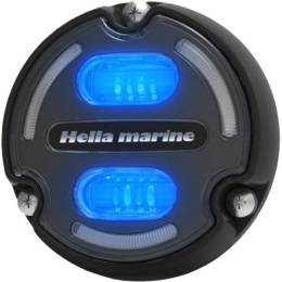 2LT 016 147-001 Lampa Hella Apelo A2,30W światło białe/niebieskie, obudowa aluminiowa czarna, panel, blister