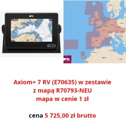 Axiom+ 7 RV wskaźnik wielofunkcyjny (E70635) z mapami LightHouse Europa Północna