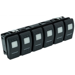 A3801-1 Sześć modułów przełączania cyfrowego VMM serii Contura II , chilowe WŁ. z niebieskim LED i kablem adaptera NMEA2000 0,2m