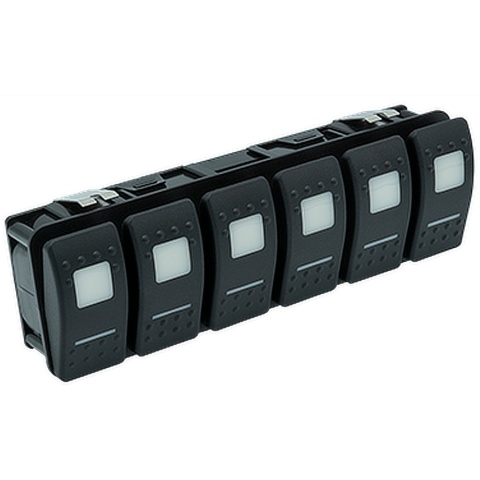 A3801-1 Sześć modułów przełączania cyfrowego VMM serii Contura II , chilowe WŁ. z niebieskim LED i kablem adaptera NMEA2000 0,2m