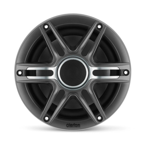Głośniki Clarion CMSP-651-SWG 6,5″ Premium Marine Coaxial Speakers, Sport Grilles, zawiera białe i szare grille [010-03047-00]