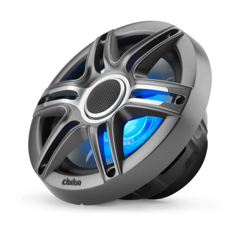 Głośniki Clarion CMSP-771RGB-SWG 7,7″ Marine Coaxial Speakers z RGB LED, Sport Grilles, zaw. białe i szare grille [010-03049-00]