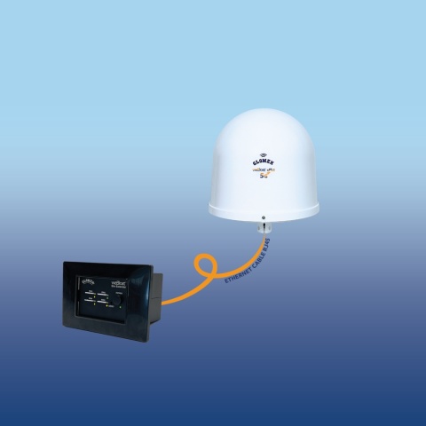 IT1205EPLUS/25SE Antena weBBoat ePlus 5G z SIM Extender, biała