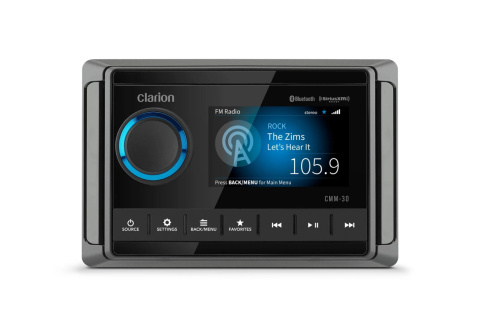 Radio morskie Clarion CMM-30 z wyświetlaczem LCD [010-03224-00]