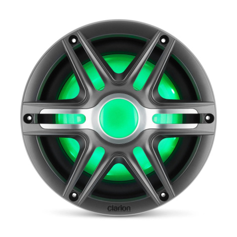 Subwoofer morski Clarion CMSP-101RGB-4 10″ z podświetleniem RGB LED, bez grilla [010-03050-00]