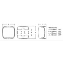 2LT 959 940-401 Lampa nawigacyjna NaviLED Pro masztowa/silnikowa, czarna obudowa, 5NM