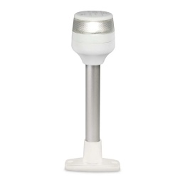 2LT 980 960-241 Lampa kotwiczna NaviLED 360, kompaktowa, biała obudowa, 205 mm