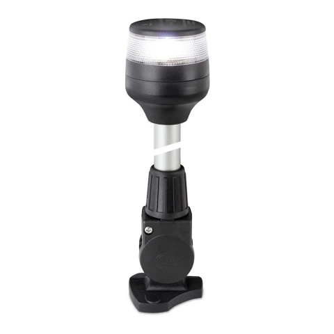 2LT 980 960-361 Składana lampa kotwiczna NaviLED 360 Compact, biała, czarna podstawa, 2NM, 865mm