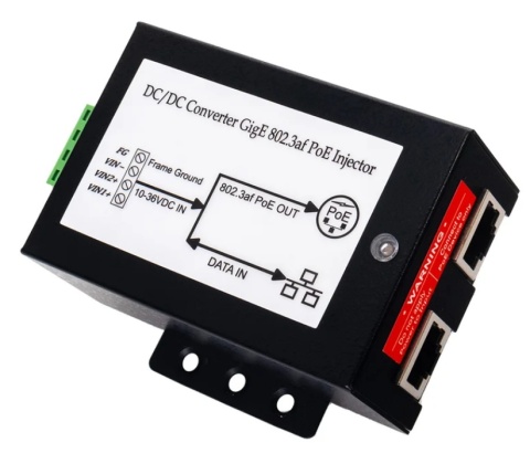 A80811 PoE Injector 12-24V DC 5Gb
