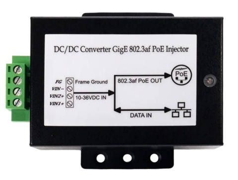 A80811 PoE Injector 12-24V DC 5Gb