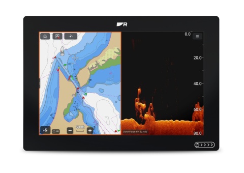 E70725-03-NEU Axiom 2 Ploter map z ekranem 12" z sonarem RealVision 3D, przetw. RV-100, mapa LightHouse Charts Europa Północna