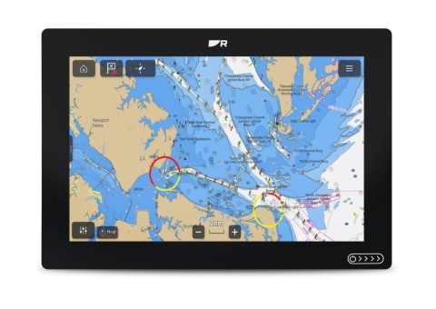 E70725-03-NEU Axiom 2 Ploter map z ekranem 12" z sonarem RealVision 3D, przetw. RV-100, mapa LightHouse Charts Europa Północna