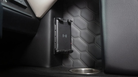 SC-CW-04G Active 15W wodoodporna ładowarka bezprzewodowa z uchwytem na telefon "góra - dół" 12/24V