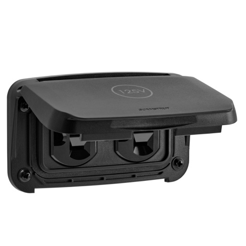 SC-V-P1 Wodoodporne podwójne gniazdo 125V 20A AC